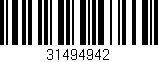 Código de barras (EAN, GTIN, SKU, ISBN): '31494942'