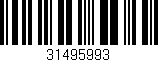 Código de barras (EAN, GTIN, SKU, ISBN): '31495993'