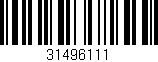 Código de barras (EAN, GTIN, SKU, ISBN): '31496111'