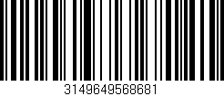 Código de barras (EAN, GTIN, SKU, ISBN): '3149649568681'