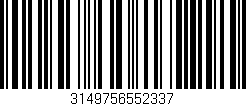 Código de barras (EAN, GTIN, SKU, ISBN): '3149756552337'