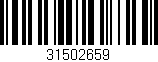 Código de barras (EAN, GTIN, SKU, ISBN): '31502659'