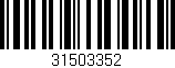 Código de barras (EAN, GTIN, SKU, ISBN): '31503352'