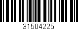 Código de barras (EAN, GTIN, SKU, ISBN): '31504225'