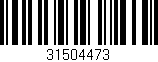 Código de barras (EAN, GTIN, SKU, ISBN): '31504473'
