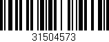 Código de barras (EAN, GTIN, SKU, ISBN): '31504573'