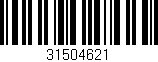 Código de barras (EAN, GTIN, SKU, ISBN): '31504621'