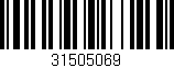 Código de barras (EAN, GTIN, SKU, ISBN): '31505069'