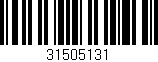 Código de barras (EAN, GTIN, SKU, ISBN): '31505131'