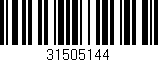 Código de barras (EAN, GTIN, SKU, ISBN): '31505144'