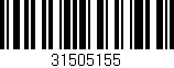 Código de barras (EAN, GTIN, SKU, ISBN): '31505155'