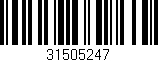 Código de barras (EAN, GTIN, SKU, ISBN): '31505247'