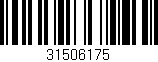 Código de barras (EAN, GTIN, SKU, ISBN): '31506175'