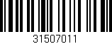 Código de barras (EAN, GTIN, SKU, ISBN): '31507011'