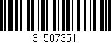 Código de barras (EAN, GTIN, SKU, ISBN): '31507351'