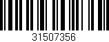 Código de barras (EAN, GTIN, SKU, ISBN): '31507356'