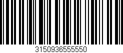 Código de barras (EAN, GTIN, SKU, ISBN): '3150936555550'