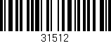 Código de barras (EAN, GTIN, SKU, ISBN): '31512'