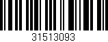 Código de barras (EAN, GTIN, SKU, ISBN): '31513093'