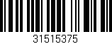 Código de barras (EAN, GTIN, SKU, ISBN): '31515375'