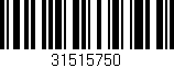 Código de barras (EAN, GTIN, SKU, ISBN): '31515750'
