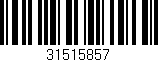 Código de barras (EAN, GTIN, SKU, ISBN): '31515857'