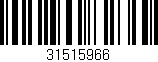 Código de barras (EAN, GTIN, SKU, ISBN): '31515966'