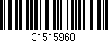 Código de barras (EAN, GTIN, SKU, ISBN): '31515968'