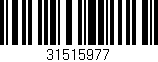 Código de barras (EAN, GTIN, SKU, ISBN): '31515977'