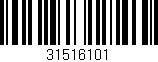 Código de barras (EAN, GTIN, SKU, ISBN): '31516101'