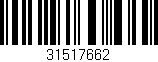 Código de barras (EAN, GTIN, SKU, ISBN): '31517662'