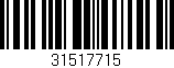 Código de barras (EAN, GTIN, SKU, ISBN): '31517715'