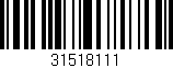 Código de barras (EAN, GTIN, SKU, ISBN): '31518111'