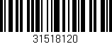 Código de barras (EAN, GTIN, SKU, ISBN): '31518120'