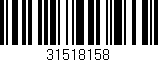 Código de barras (EAN, GTIN, SKU, ISBN): '31518158'