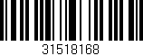 Código de barras (EAN, GTIN, SKU, ISBN): '31518168'