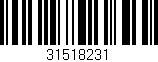 Código de barras (EAN, GTIN, SKU, ISBN): '31518231'