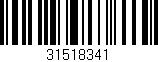 Código de barras (EAN, GTIN, SKU, ISBN): '31518341'