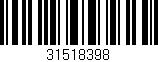 Código de barras (EAN, GTIN, SKU, ISBN): '31518398'