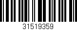 Código de barras (EAN, GTIN, SKU, ISBN): '31519359'