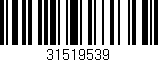 Código de barras (EAN, GTIN, SKU, ISBN): '31519539'