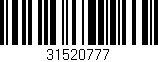 Código de barras (EAN, GTIN, SKU, ISBN): '31520777'