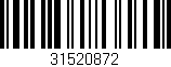 Código de barras (EAN, GTIN, SKU, ISBN): '31520872'