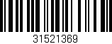 Código de barras (EAN, GTIN, SKU, ISBN): '31521369'