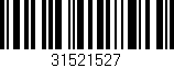 Código de barras (EAN, GTIN, SKU, ISBN): '31521527'