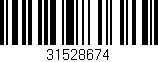 Código de barras (EAN, GTIN, SKU, ISBN): '31528674'