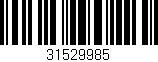 Código de barras (EAN, GTIN, SKU, ISBN): '31529985'