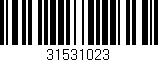 Código de barras (EAN, GTIN, SKU, ISBN): '31531023'