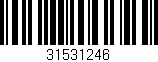 Código de barras (EAN, GTIN, SKU, ISBN): '31531246'