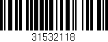 Código de barras (EAN, GTIN, SKU, ISBN): '31532118'